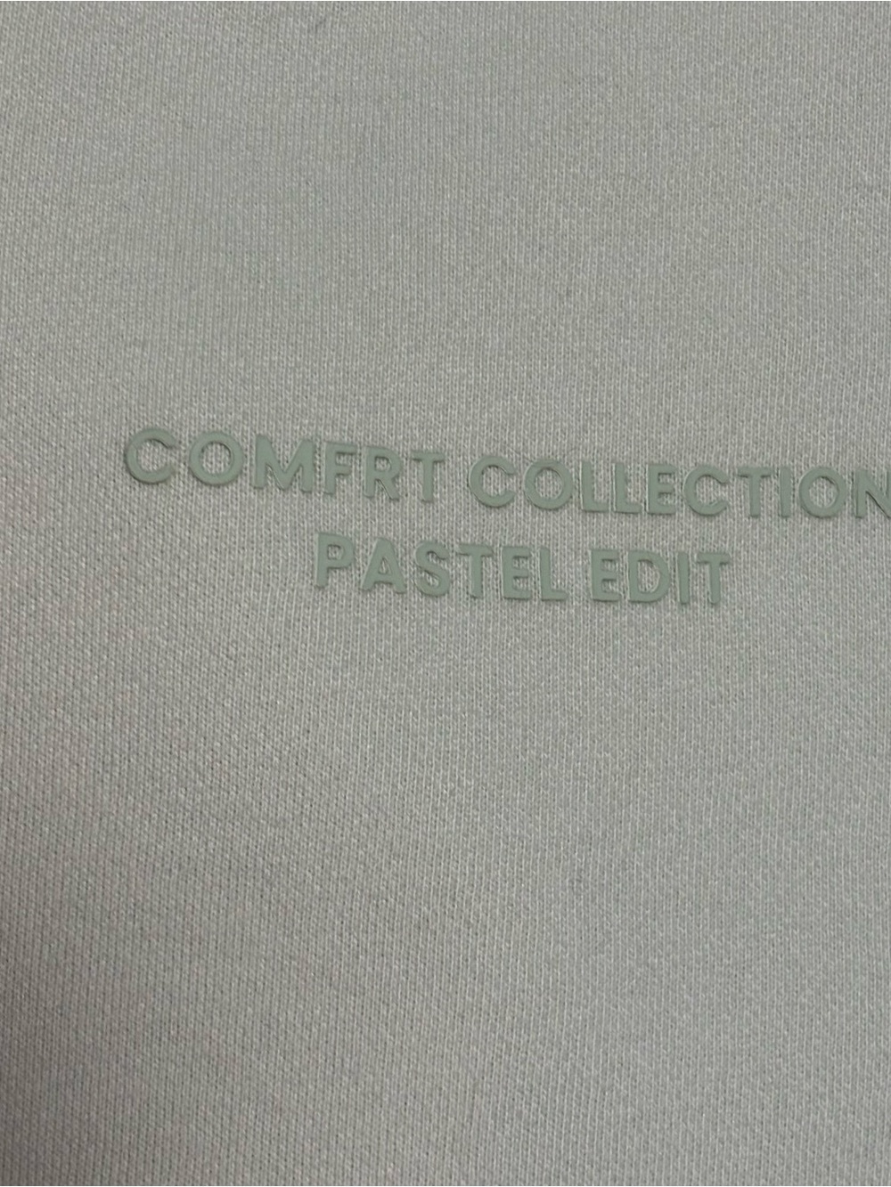 Comfrt Collection Pastel Edit Heavyweight Fleece Jogger Sweatpants Mint Green L - Picture 9 of 9